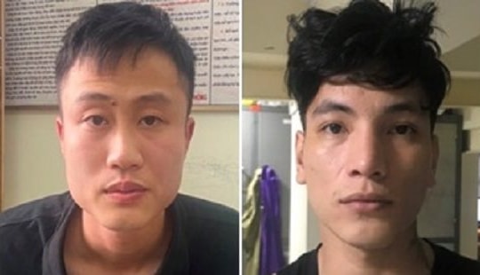 Tạm giữ hình sự 2 đối tượng dương tính với ma túy, tàng trữ vũ khí