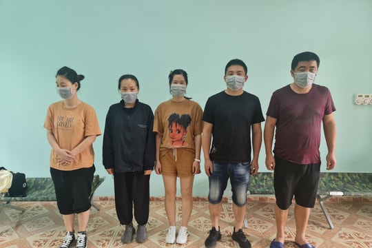 Bắt giữ 5 đối tượng nhập cảnh trái phép