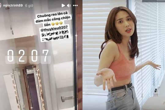 Hậu bị trộm vào nhà mất 13 tỷ, Ngọc Trinh lo lắng khi chuông báo động bất ngờ reo lúc 2 giờ sáng