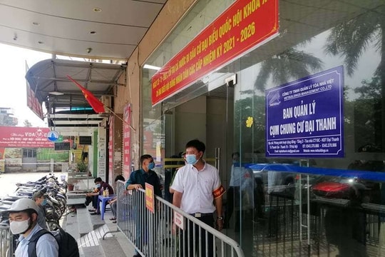 Phong tỏa 1 tòa ở chung cư Đại Thanh do có ca mắc Covid-19
