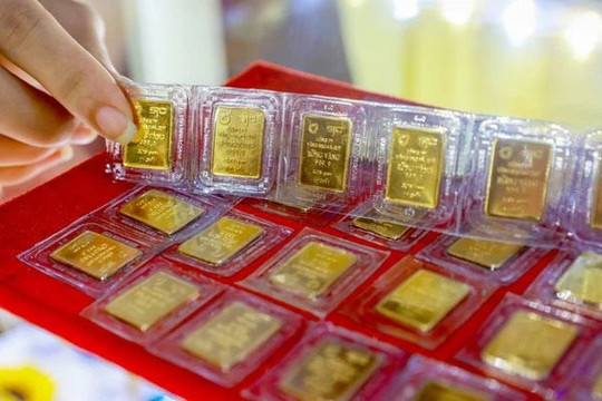 Ngày 12/5, giá vàng quay đầu giảm mạnh