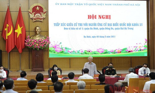 Cử tri gửi gắm nhiều tâm tư, nguyện vọng đến các ứng cử viên đại biểu Quốc hội