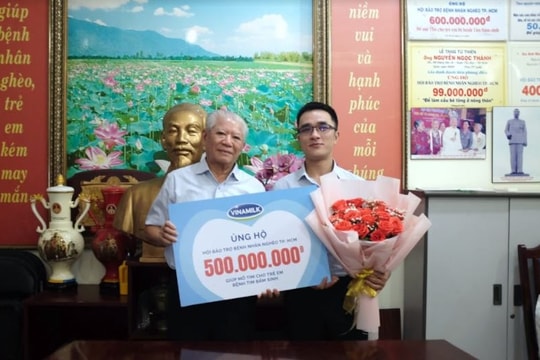Vinamilk tiếp tục chương trình hỗ trợ kinh phí mổ tim cho trẻ em nghèo trong năm 2021