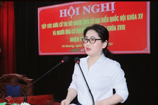 Chánh án TAND tỉnh Hà Tĩnh Phan Thị Nguyệt Thu: Thực hiện quyền giám sát tối cao và nói lên tiếng nói của nhân dân