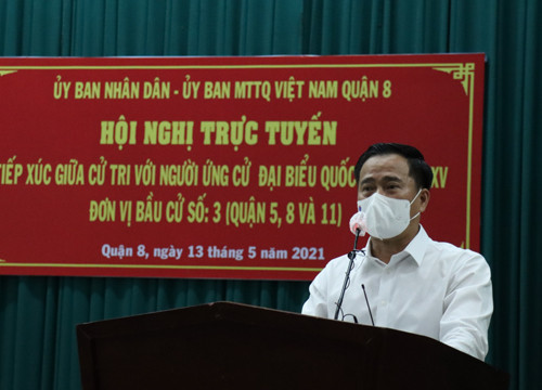 Cử tri gửi gắm nhiều tâm tư với ứng cử viên Đại biểu Quốc hội Lê Thanh Phong