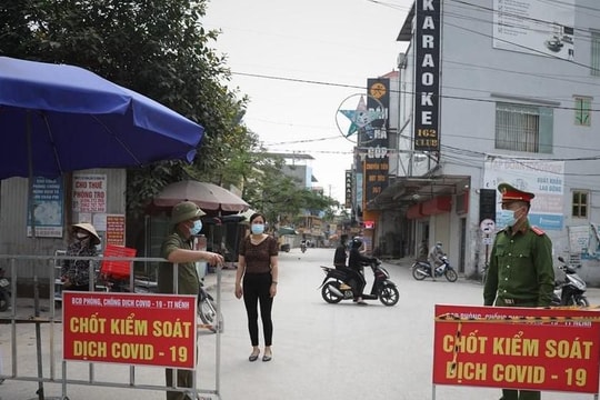 Bắc Giang: Giãn cách xã hội huyện Việt Yên từ 18 giờ ngày 15/5	