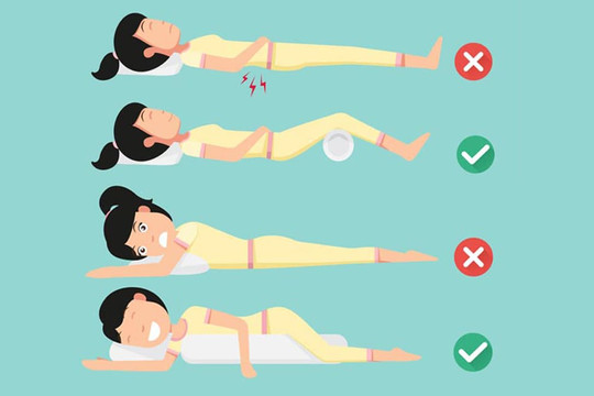 Người bị đau lưng ngủ không ngon, chỉ cần áp dụng tư thế này sẽ thấy hiệu quả ngay lập tức