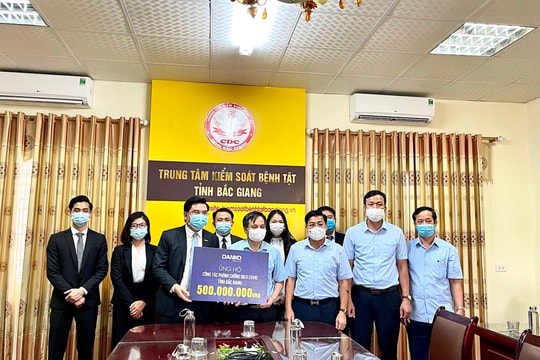 Danko Group ủng hộ 500 triệu chung tay cùng Bắc Giang chống dịch Covid-19