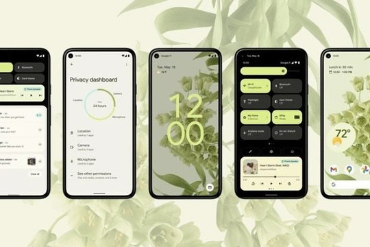 Android 12 có nhiều thay đổi mới về thiết kế