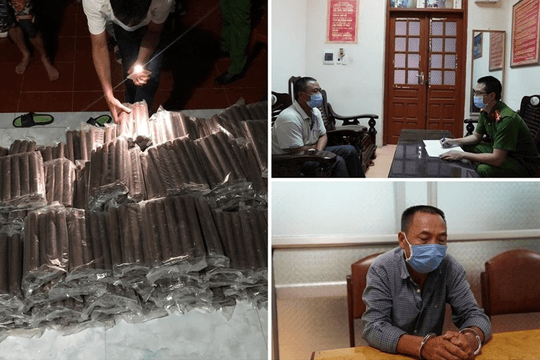 Bắt giữ đối tượng mua bán trái phép hơn 300 kg thuốc nổ