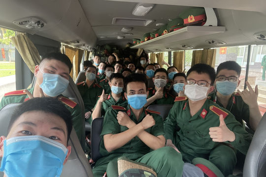 Sinh viên Quân Y hoãn thực tập, cấp tốc chi viện cho tâm dịch Bắc Giang