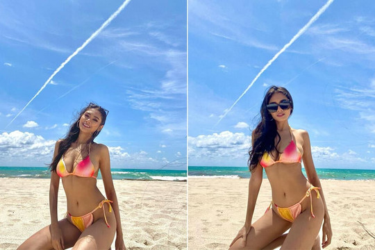 Hoa hậu Hoàn vũ Myanmar tung ảnh bikini nóng bỏng sau khi phủ nhận tin đồn bị truy nã