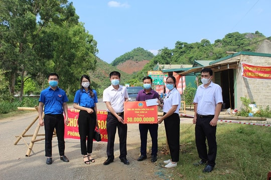 TAND tỉnh Sơn La tiếp sức cho đội ngũ nơi tuyến đầu chống dịch COVID-19