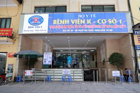 2 cơ sở của Bệnh viện K hoạt động trở lại từ ngày 24/5