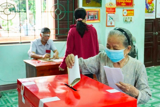 Lạng Sơn: Cử tri nô nức đi bầu cử