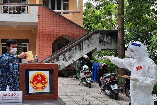 Bầu cử tại tâm dịch Bắc Giang