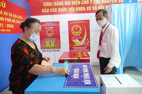95,65% cử tri cả nước đã đi bầu cử