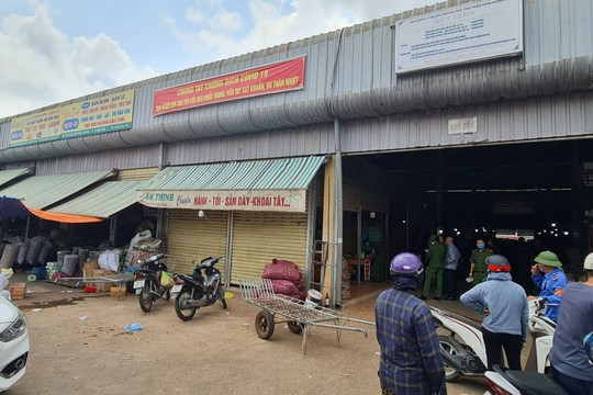 Điều tra án mạng tại chợ đầu mối Đông Hương khiến 1 người tử vong