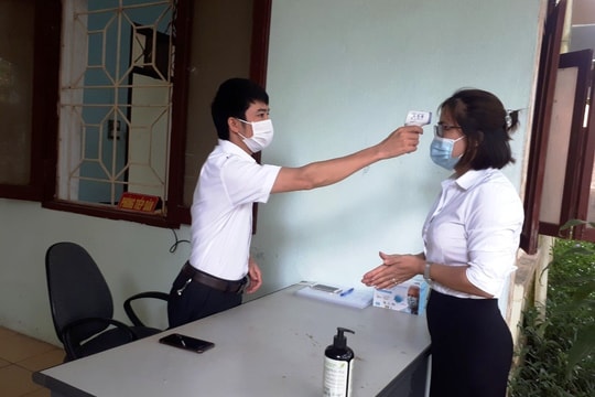 TAND huyện Thiệu Hóa thực hiện nghiêm ngặt quy định về phòng chống dịch bệnh Covid-19