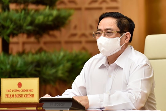 Thủ tướng họp khẩn với Bắc Giang, Bắc Ninh bàn biện pháp đẩy lùi COVID-19