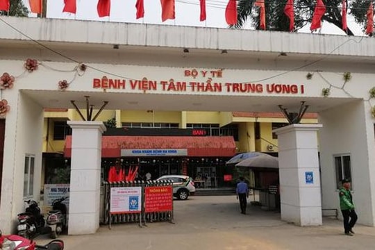 Cách chức Giám đốc BV Tâm thần Trung ương 1