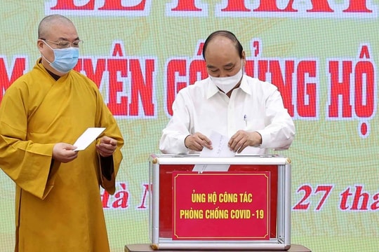 Chủ tịch nước: Đảm bảo đủ vaccine phòng COVID-19 ở thời điểm này có ý nghĩa chiến lược