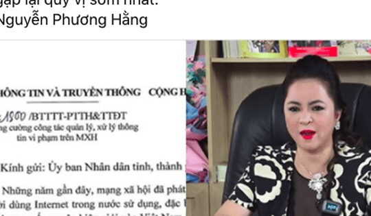 Sở Thông tin và truyền thông TP.HCM: Bà Hằng đã cam kết không tổ chức livestream