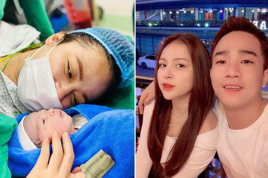 Vợ diễn viên Đỗ Duy Nam sinh con thứ hai: 'Nặng 3,6 kg và đẹp trai giống bố'