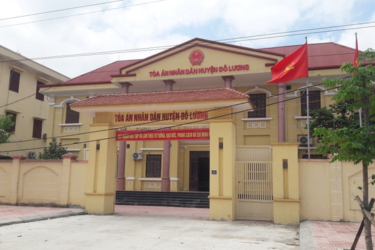 TAND huyện Đô Lương (Nghệ An): Nghiêm túc thực hiện các quy định về phòng, chống dịch Covid-19