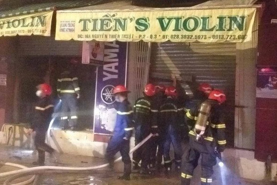Hai người tử vong trong vụ cháy lúc rạng sáng