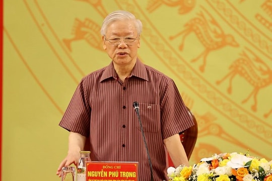 Tổng Bí thư: Công an cần tinh, gọn, mạnh từ Trung ương đến cơ sở