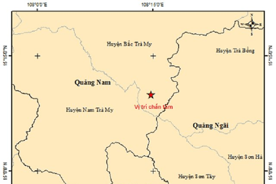 Quảng Nam: Liên tiếp xuất hiện động đất ở huyện vùng núi Bắc Trà My