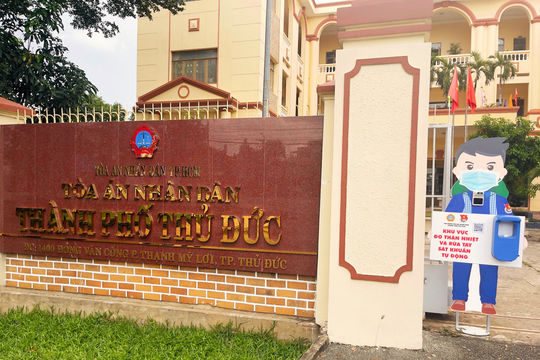 TAND TP. Thủ Đức: Áp dụng tự động hoá trong phòng, chống dịch Covid - 19
