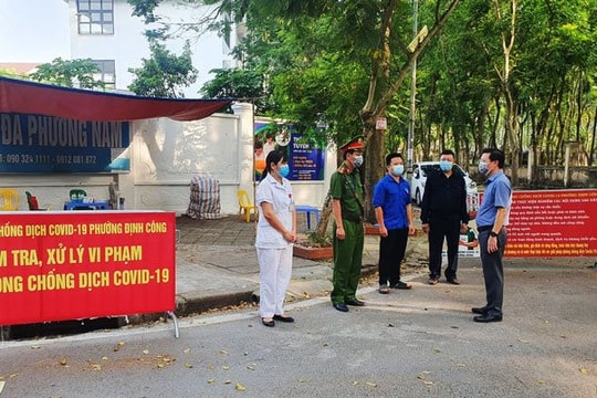 Hà Nội thành lập tổ công tác phòng chống dịch theo quận, huyện