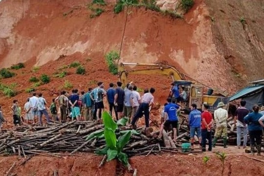 Yên Bái: Một người phụ nữ tử vong do sạt lở đất