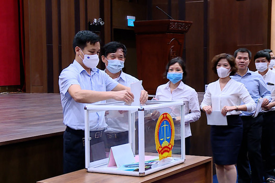 Hội nghị cán bộ chủ chốt thực hiện quy trình công tác cán bộ