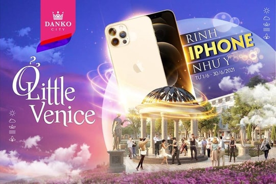 Tặng Iphone 12 Promax cho khách hàng đặt chỗ thành công sản phẩm tại KĐT Danko City