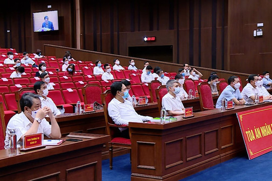 TANDTC tham gia Hội nghị trực tuyến toàn quốc Sơ kết 5 năm thực hiện "Học tập và làm theo tư tưởng, đạo đức, phong cách Hồ Chí Minh"