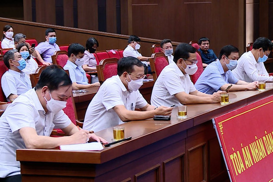 Hội nghị cán bộ chủ chốt thực hiện quy trình công tác cán bộ