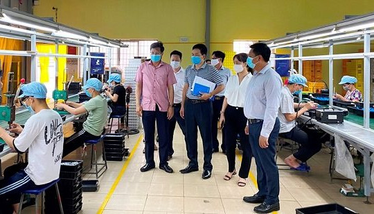 Hải Phòng: Tăng cường phòng, chống dịch tại các cụm, khu công nghiệp
