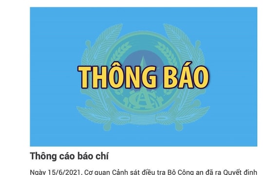 Khởi tố cựu cán bộ Bộ Công an Nguyễn Duy Linh