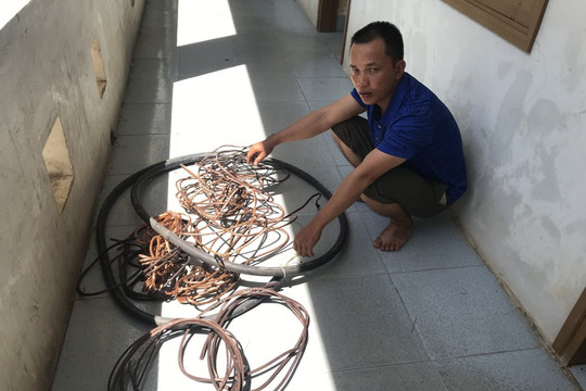 Bắt được đối tượng gây ra 21 vụ trộm thiết bị điện tại Quảng Bình