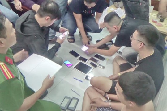 Triệt phá đường dây đánh bạc tiền tỷ qua mạng, đề nghị truy tố 24 đối tượng