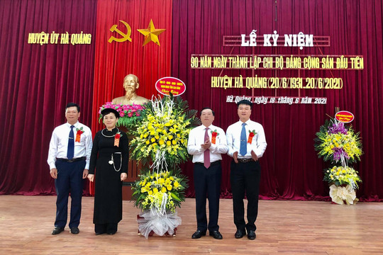 Hà Quảng (Cao Bằng): Tròn 90 năm ngày thành lập Chi bộ Đảng Cộng sản đầu tiên 