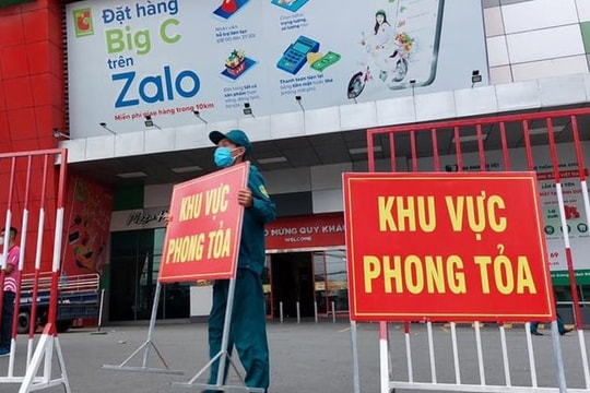 Phong tỏa tạm thời siêu thị Big C Bình Dương
