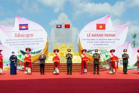 Khánh thành Khu lưu niệm hành trình cứu nước của Thủ tướng Hun Sen tại Bình Phước