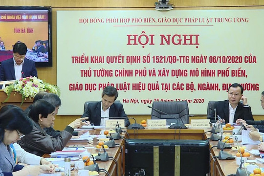 Phó Thủ tướng Chính phủ làm Chủ tịch Hội đồng phối hợp PBGDPL Trung ương