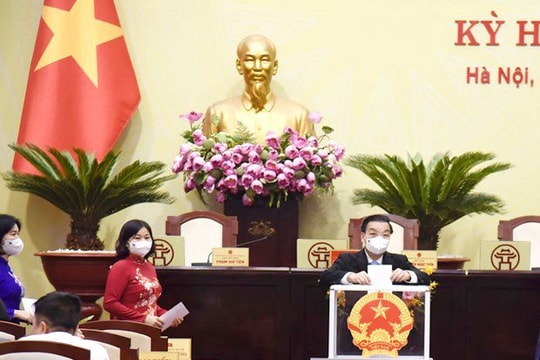 Hà Nội: Chủ tịch HĐND và Chủ tịch UBND TP đều tái đắc cử nhiệm kỳ 2021 - 2026