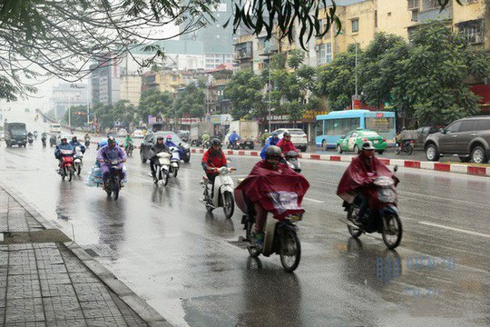 Gió Đông Nam hoạt động mạnh, miền Bắc tiếp tục nồm ẩm đến cuối tuần