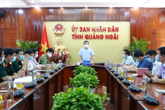 Quảng Ngãi: Bắt đầu áp dụng Chỉ thị 16 đối với 2 địa phương có ca mắc Covid-19
